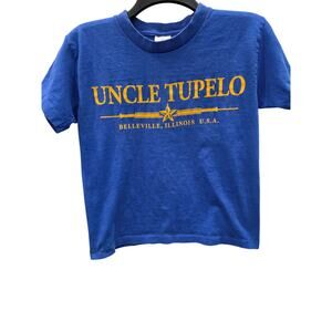 Vintage 90s Uncle Tupelo Band Shirt Youth 14-16 Fits Adult XS S Alore USA Made